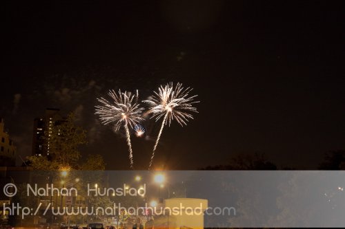 Minneapolis fireworks on 4 July 2010